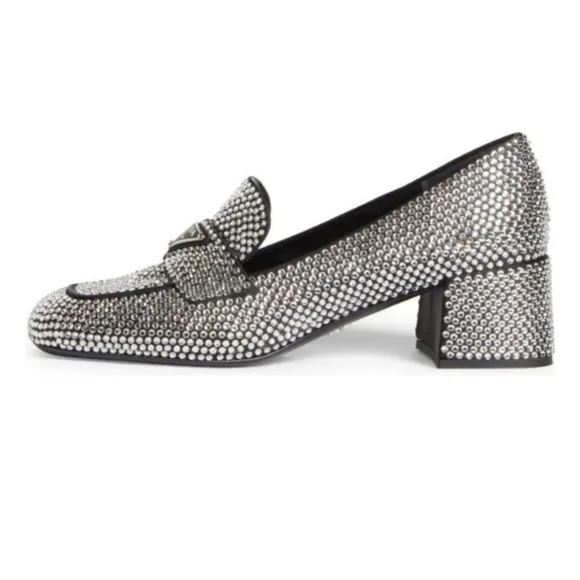 PRADA Crystal Loafers - Picture 10 of 16